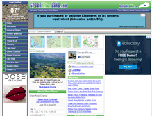 Tablet Screenshot of greenriverlake.com